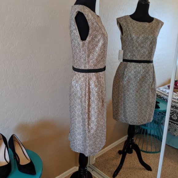 NWT / Helen Berman London / Lace Overlay Dress - Picture 2 of 7